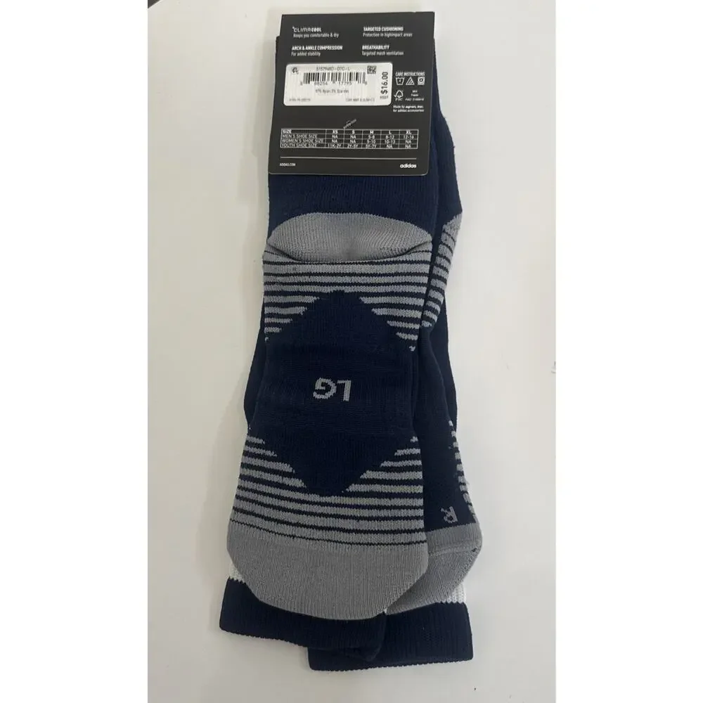 adidas Unisex Copa Zone Cushion 5 Over The Calf Soccer Socks BLUE